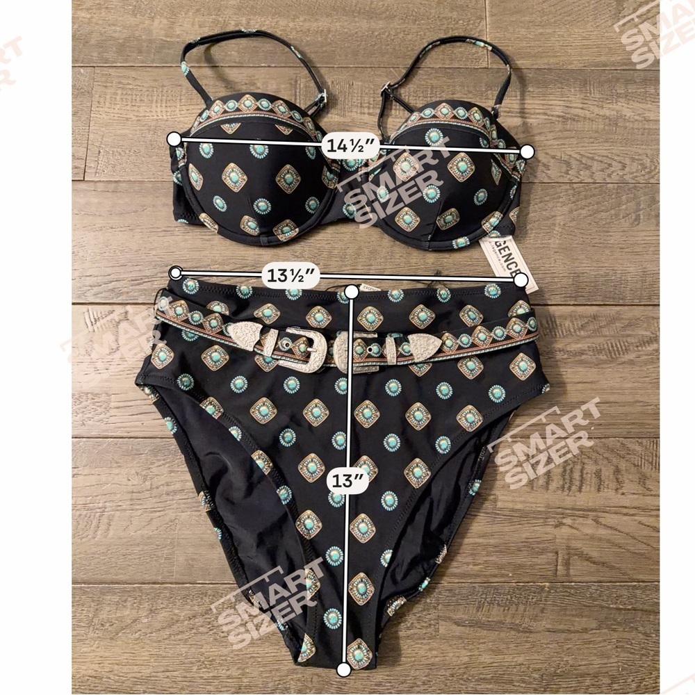 L'AGENCE Alexandra Bikini Top Vanessa High-Waisted Bikini Bottom Set sz M NWT - Picture 7 of 10